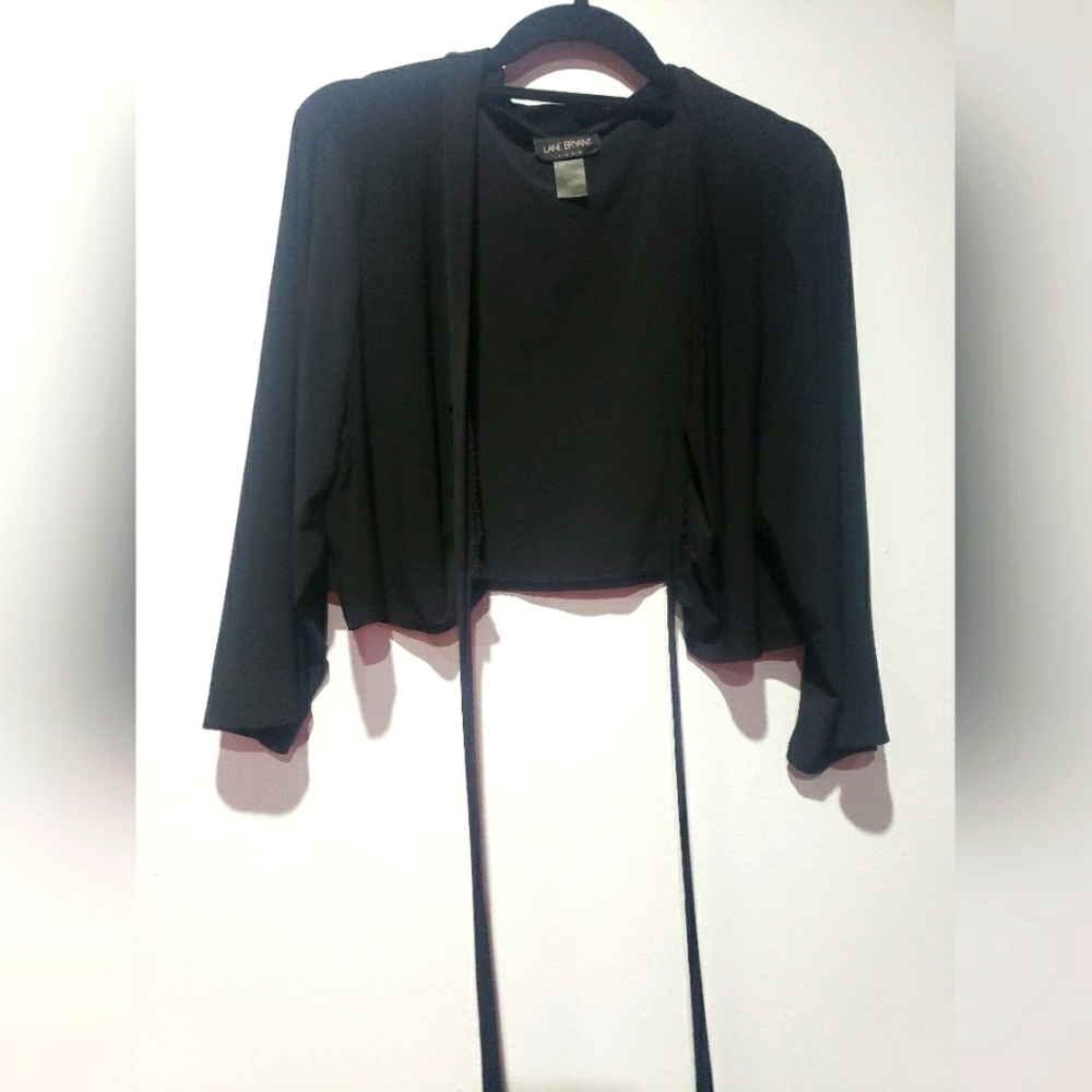 💲🖐🏾/LANE BRYANT 22/24W BOLERO jacket w/TIE closure